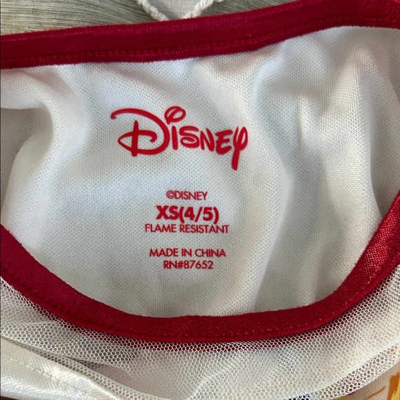 Disney Princess Cream and Red Kids Nightgown - Picture 3 of 3